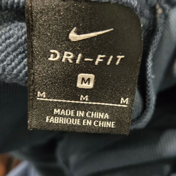 🐢 Nike Dri-Fit Navy Blue Versa Long Sleeve Open Back Sweatshirt Medium M - Picture 7 of 11